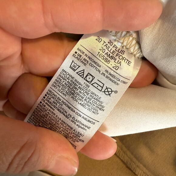 Old Navy Slim School Uniform Chino Pants for Boys, Shorength, 20 Plus 665608 - Picture 7 of 8